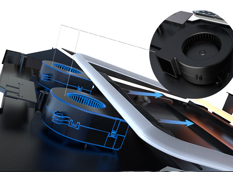 IETS GT300 has high-speed dual blowers