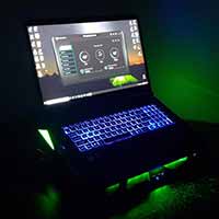 GT300 Laptop Cooling Pad for 14, 15.6, 17-inch Notebooks Dell ASUS MSI etc.