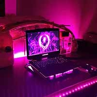 GT300 Laptop Cooling Pad for 14, 15.6, 17-inch Notebooks Dell ASUS MSI etc.