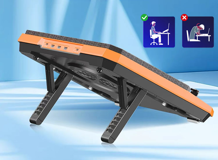 IETS GT351 is 7-level angle and height adjustable