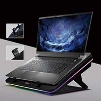 GT600 Gaming Laptop Cooling Pad with 5.5-inch Gigantic Turbo-Fan for 14.1-19.3 inch Laptops
