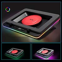 GT600 Gaming Laptop Cooling Pad with 5.5-inch Gigantic Turbo-Fan for 14.1-19.3 inch Laptops