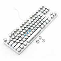 G87 USB Wired Blue Switch Mechanical Keyboard RGB Backlit for Gaming Office